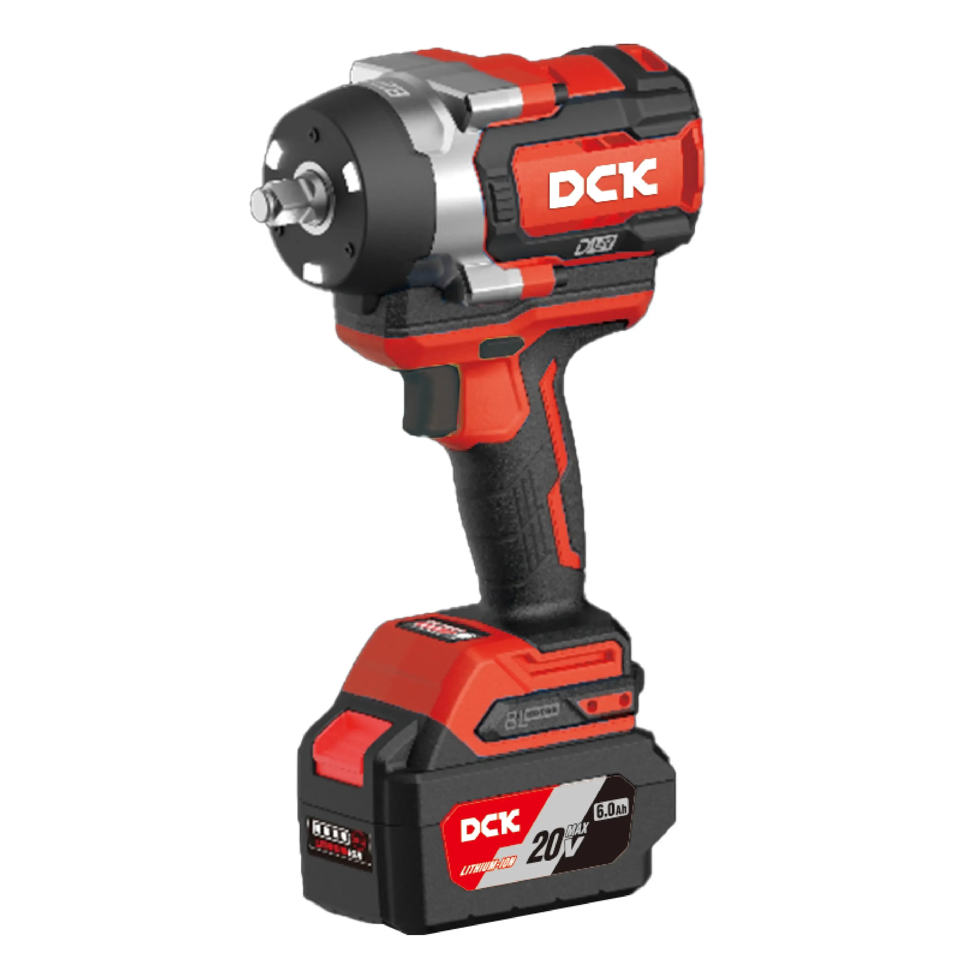 Akumuliatorinis bešepetėlinis smūginis veržliasukis 968 Nm. 1/2, 20V, KDPB968FK, DCK (2x5,0Ah akumuliatorius, įkroviklis)