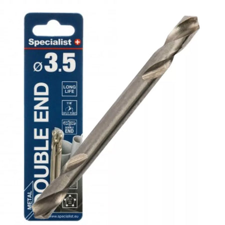SPECIALIST+ dvip. metalo grąžtas HSS, 3.5mm, 2 vnt.