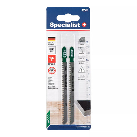 SPECIALIST+ pjūklelis 4228 (T234X) 115 mm, 2 vnt.