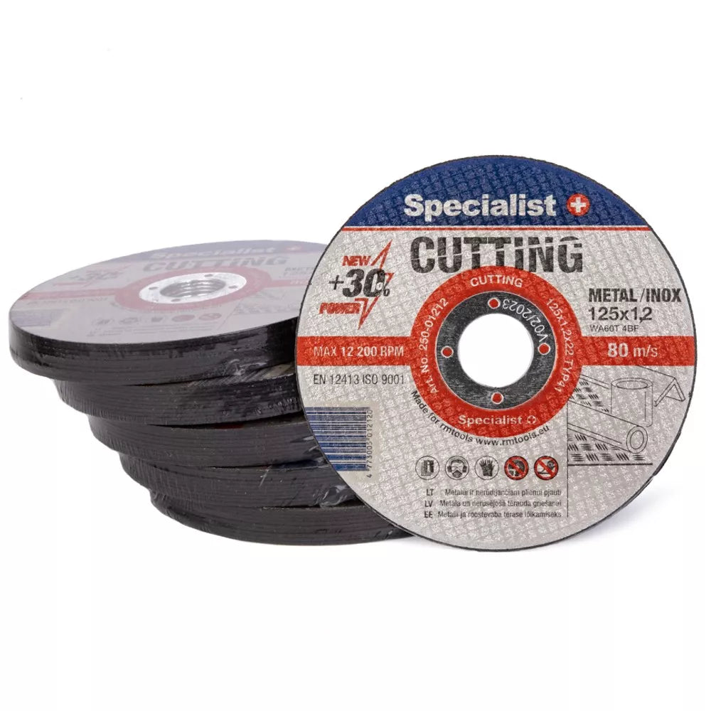 SPECIALIST+ metalo pj.diskas CUTTING, 125x1.2x22 mm