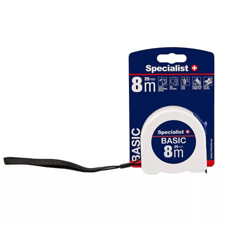 SPECIALIST+ ruletė BASIC 8 m, 25 mm