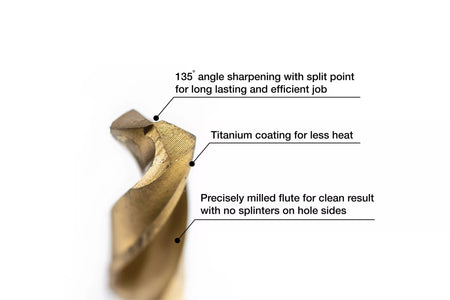 SPECIALIST+ metalo grąžtas TITAN, 6.5 mm
