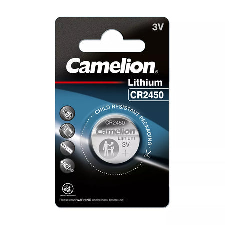 Mikro ličio elementas CR2450, 3V, CAMELION, 1 vnt.