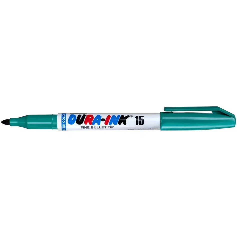Markeris DURA-INK15 FINE, žalias, 1 mm