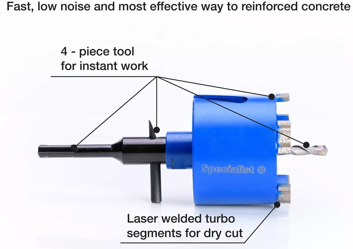 SPECIALIST+ gręžimo karūna, 82 mm