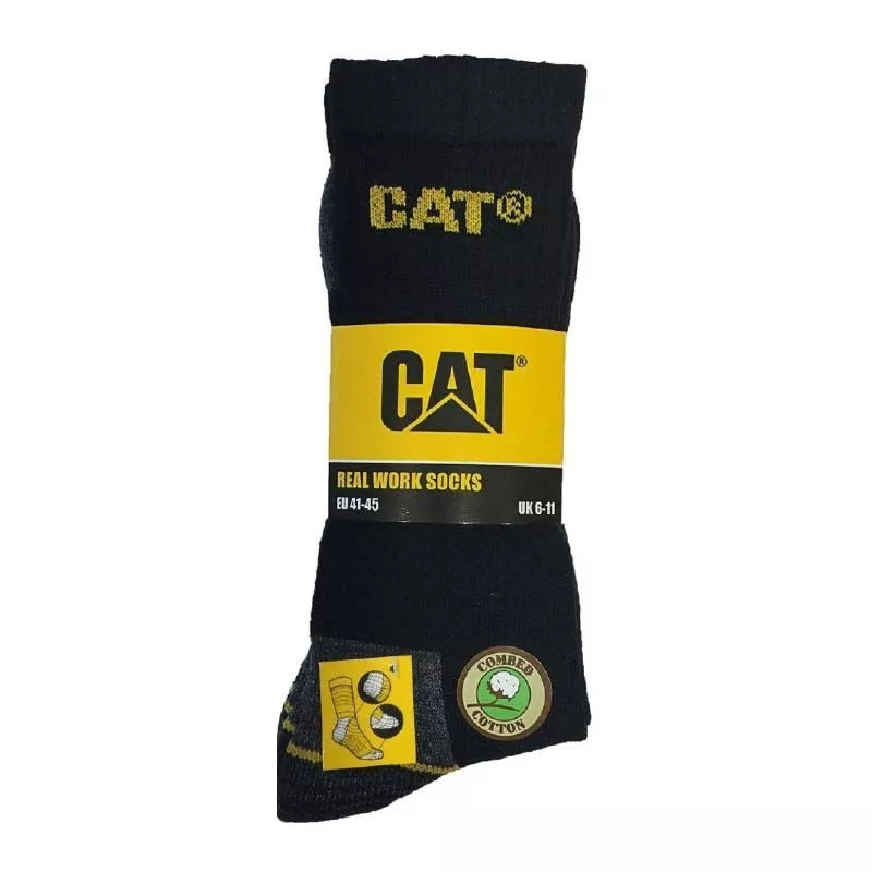 Vyr. kojinės CAT DYP393 juoda 41/45 3pr
