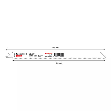 SPECIALIST+ pjūklelis paletėms, 300 mm, 10TPI