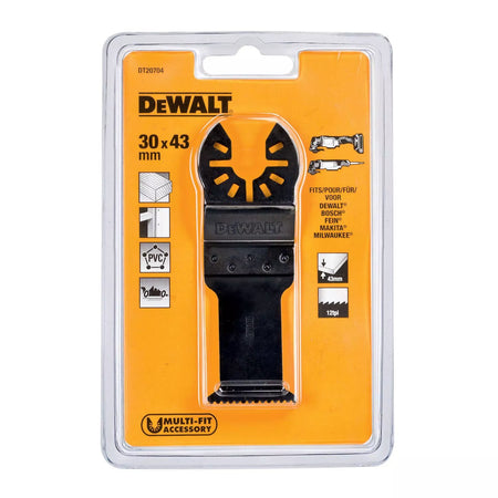 Daugiafunkcinė įrankio geležtė 31mm x 43mm, DeWALT