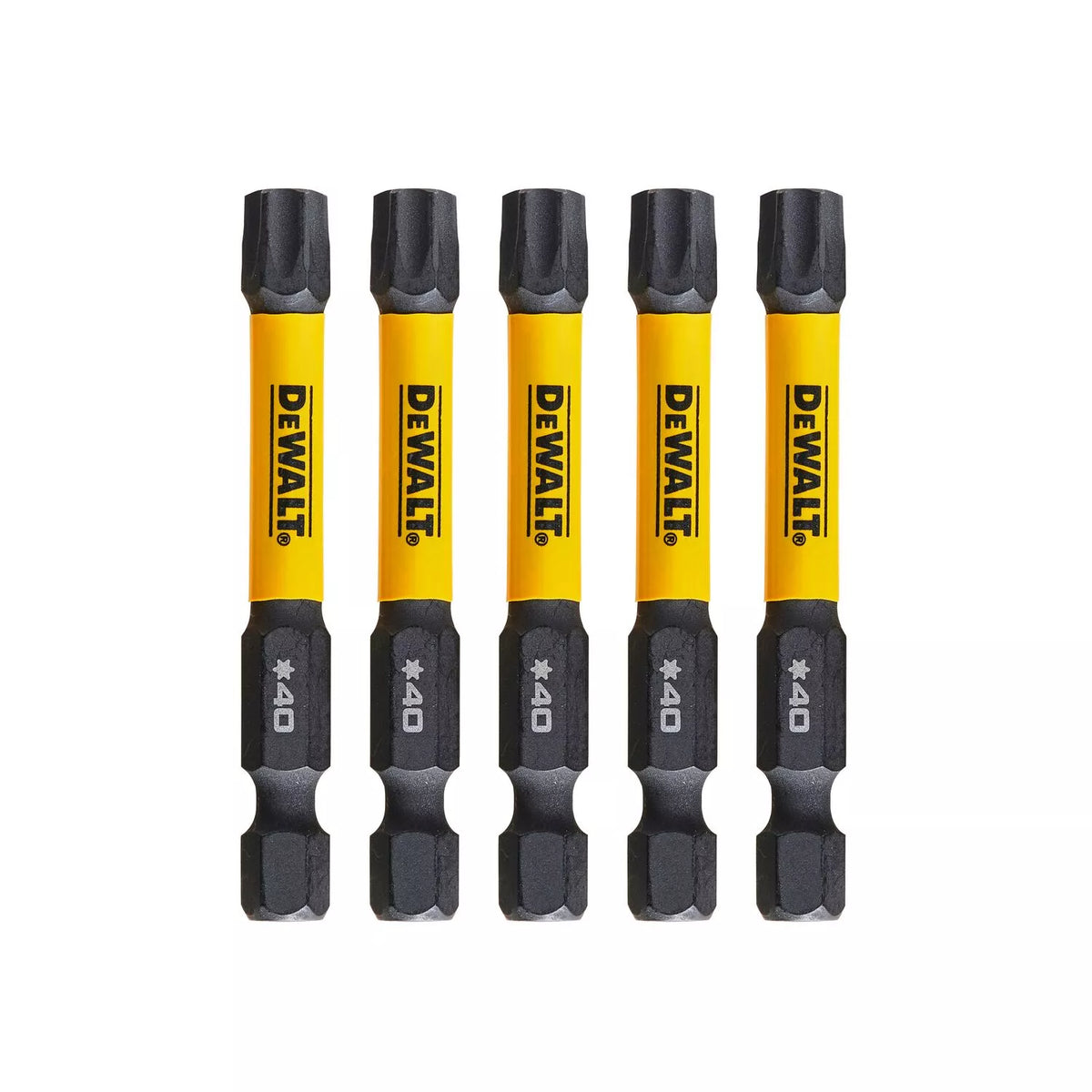 Sukimo antgaliukai FLEXTORQ T40 57 mm, DeWALT, 5 vnt.