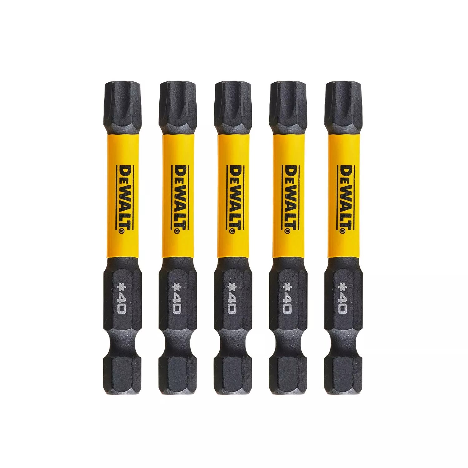 Sukimo antgaliukai FLEXTORQ T40 57 mm, DeWALT, 5 vnt.