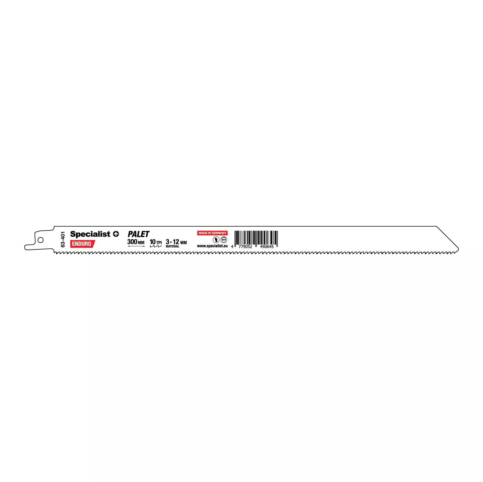 SPECIALIST+ pjūklelis paletėms, 300 mm, 10TPI