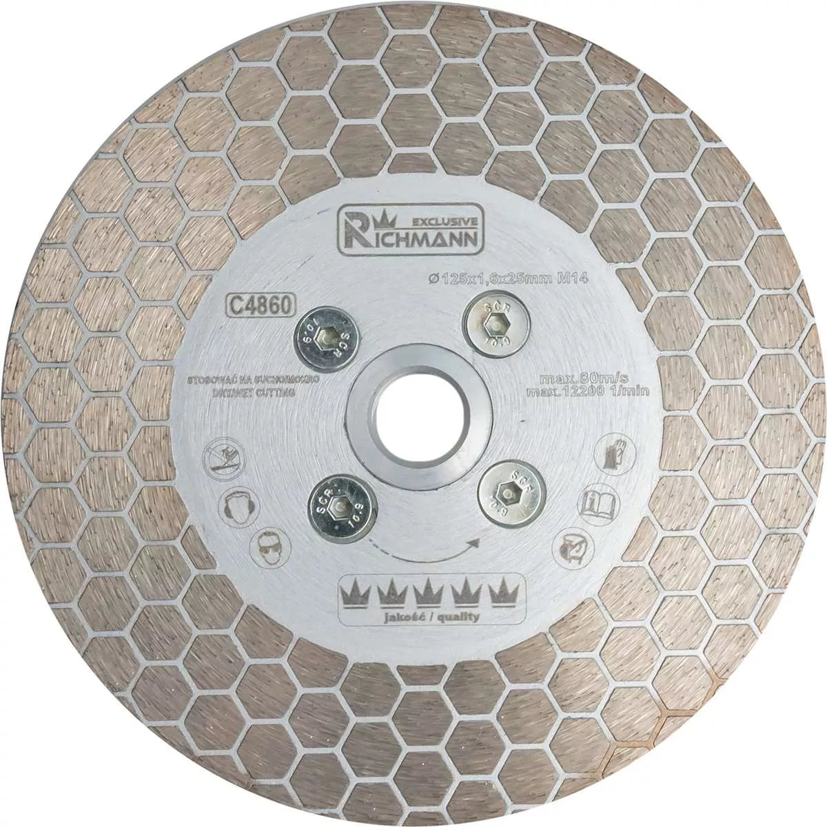 Richmann deim. pj. ir šlifavimo diskas M14 125x1,6 MM