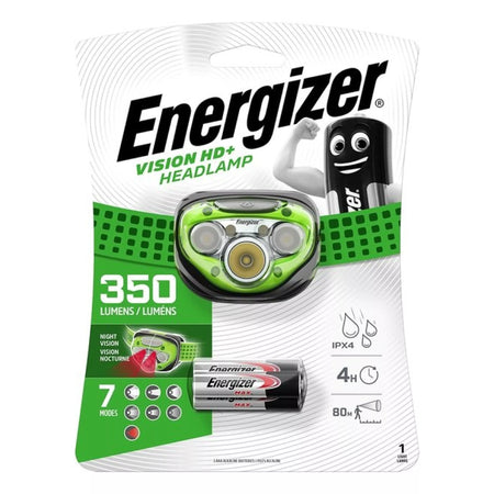 Galvos žibintuvėlis, 350lm, 3xAAA, VISION HD+, ENERGIZER