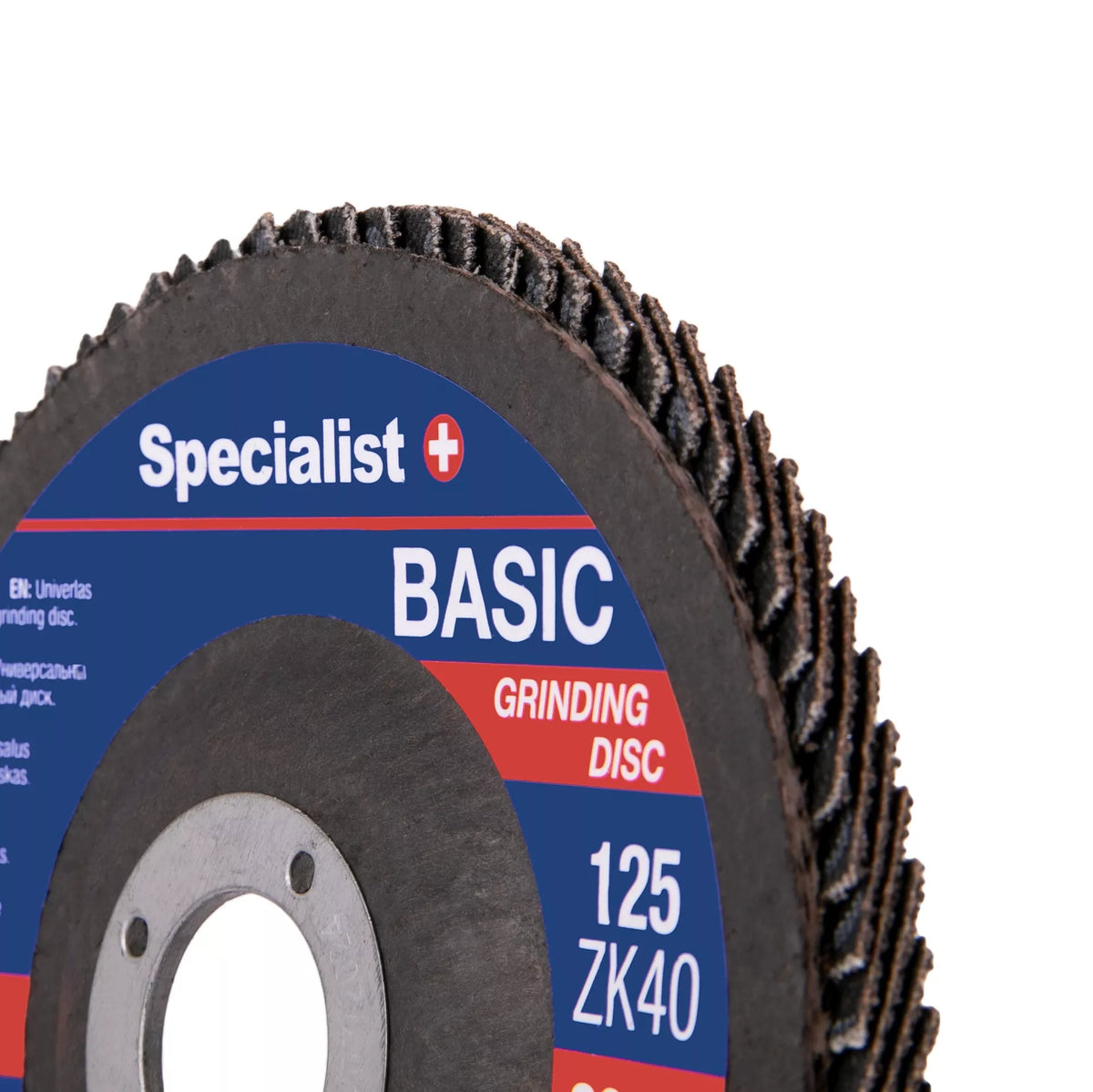 SPECIALIST+ lapelinis šlif. diskas BASIC ZK40, 125 mm