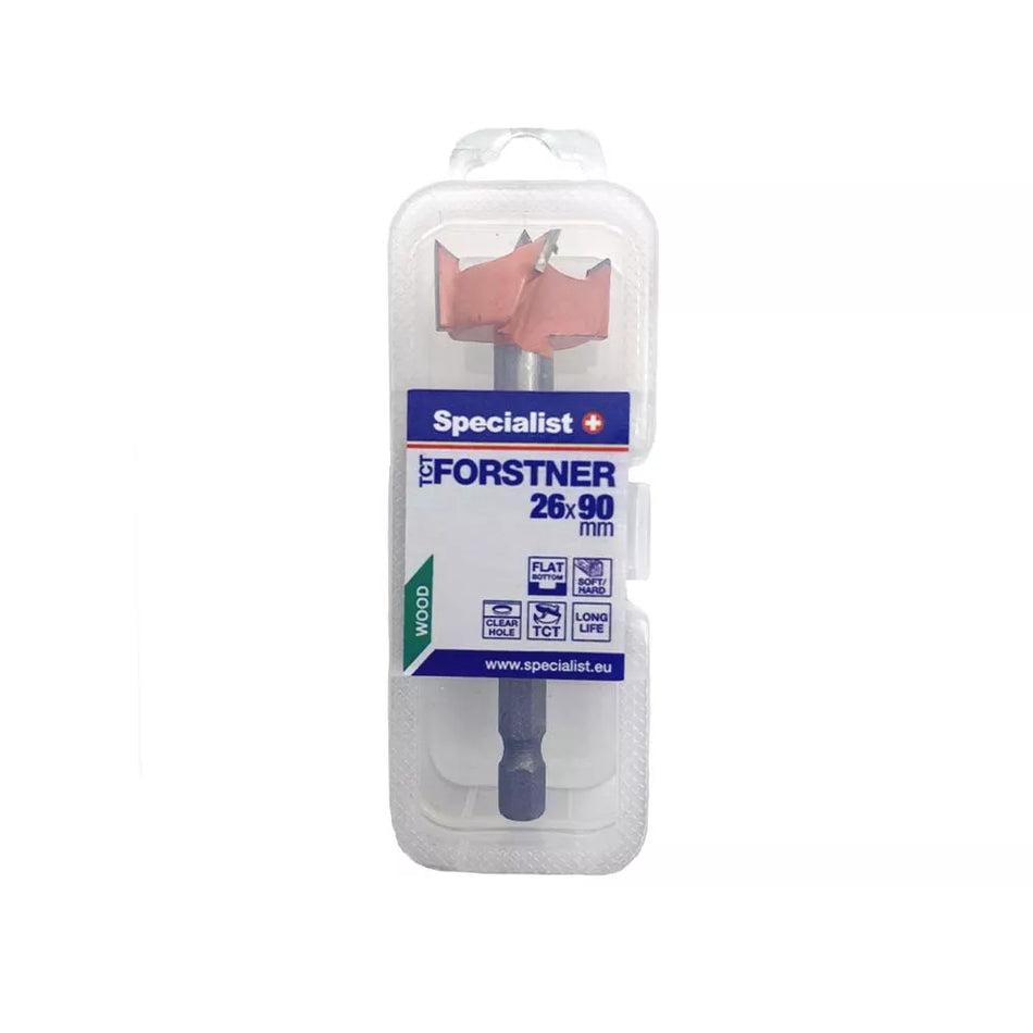 SPECIALIST+ freza FORSTNER, 26 x 90 mm