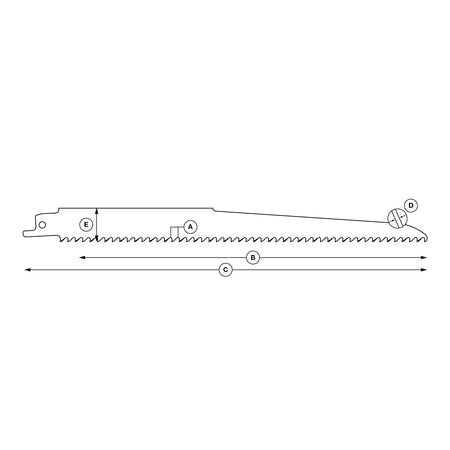 SPECIALIST+ ties. pjūklas medienai su vinimis, 230 mm, 6TPI