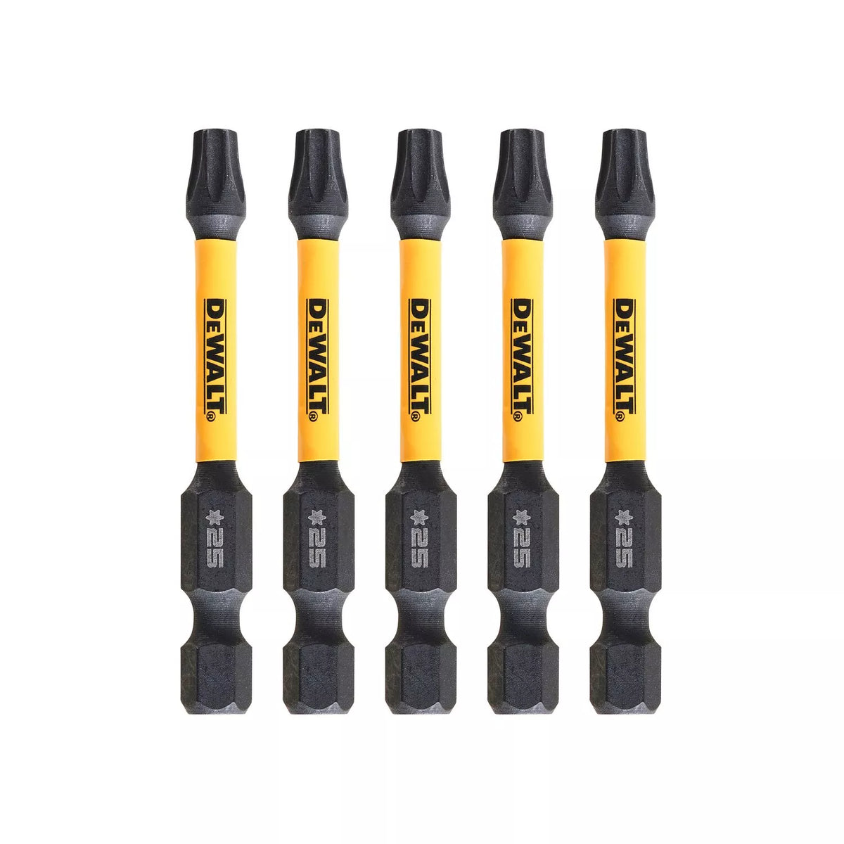 Sukimo antgaliukai FLEXTORQ T25 57 mm, DeWALT, 5 vnt.
