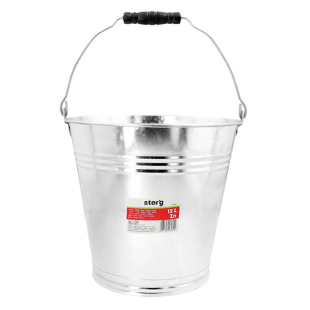Cinkuotas metalinis kibiras, 12l