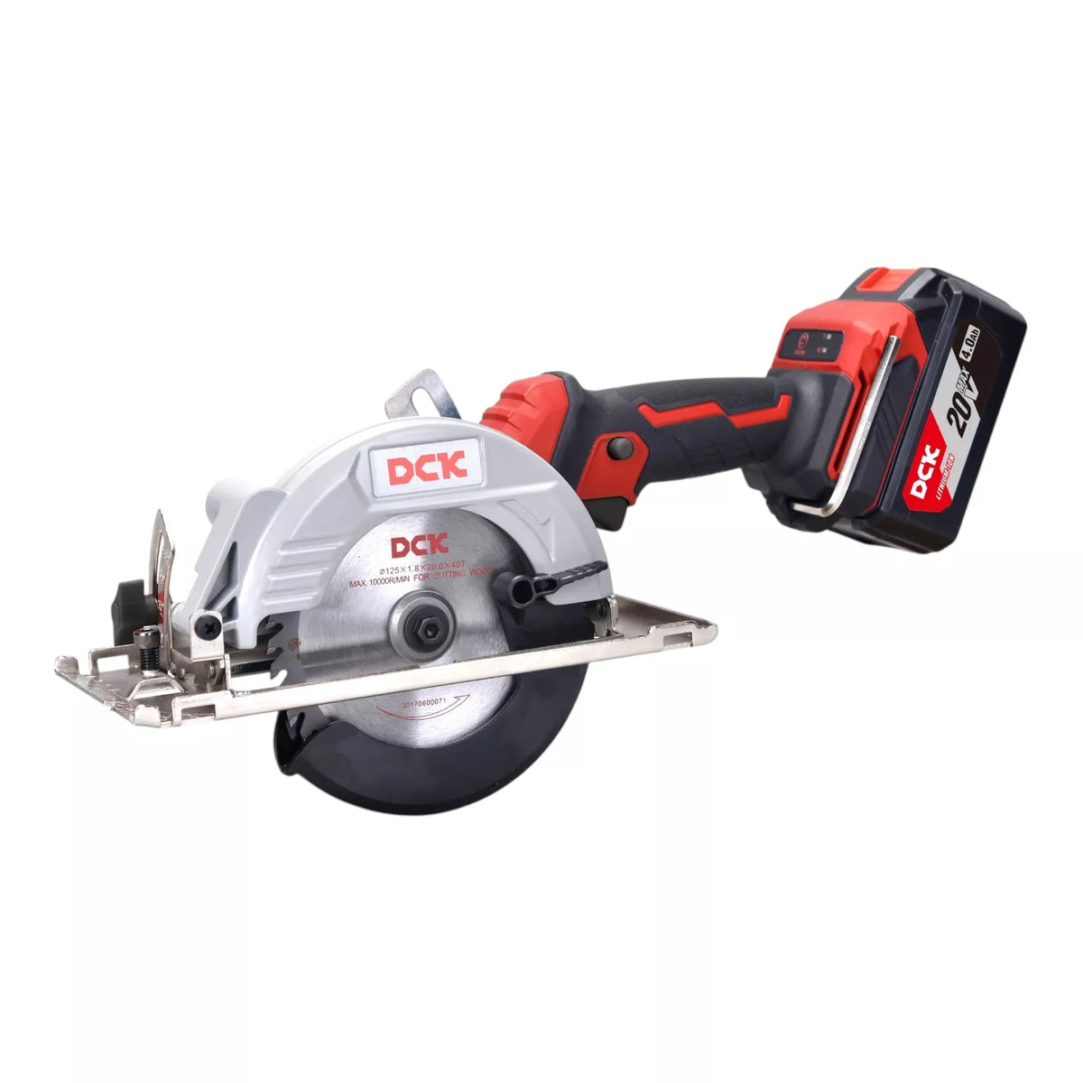 Akumuliatorinis bešepetėlinis diskinis pjūklas 125mm, 20V, KDMY125Z, DCK (be baterijos ir įkroviklio)