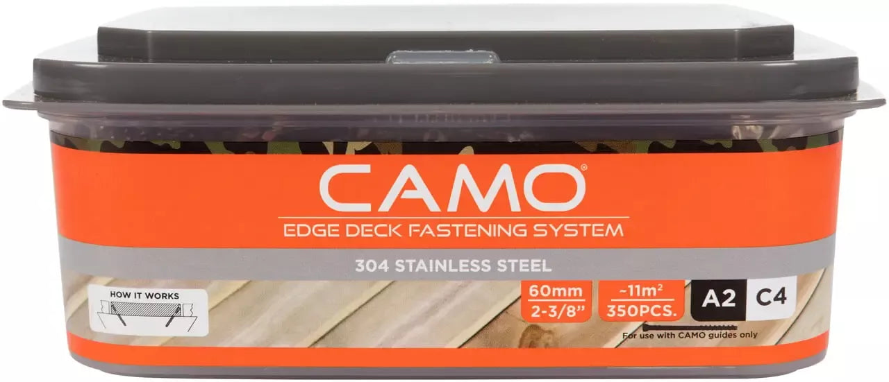 Nerūdijančio plieno medsraigčiai A2 60mm, 350 vnt, CAMO