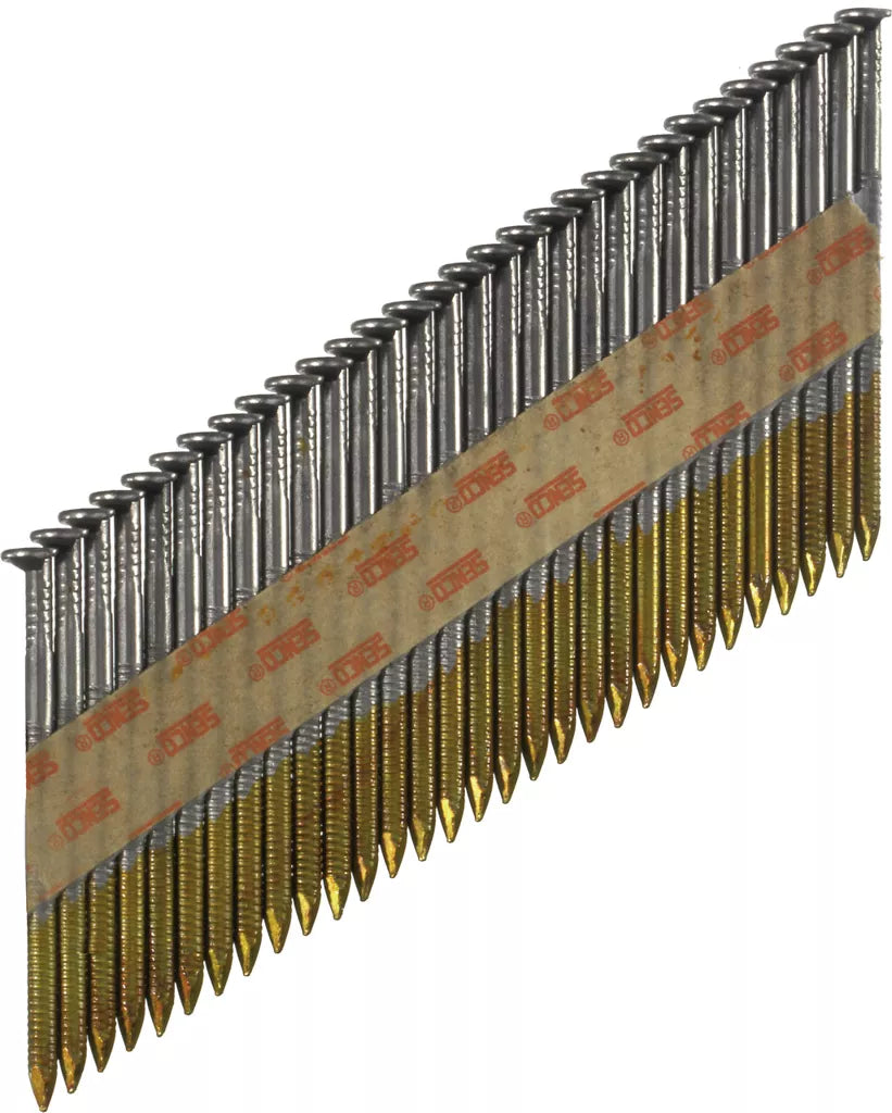 Šaudomos rievėtos vinys 2,87x65, HDG, 34°, GE, SENCO, 2000vnt. (lauko darbams)