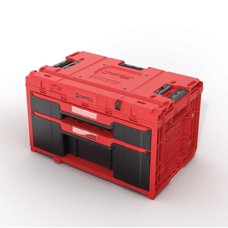 Dviejų stalčių įrankių dėžė, PLUS 2.0 UHD Custom, QBRICK ONE