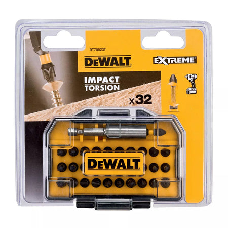 Antgaliukų komplektas DT70523T EXTREME, DeWALT, 32 vnt.