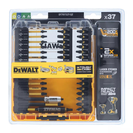 Smūginių antgalių rinkinys Flextorq, DeWALT, 37 vnt.