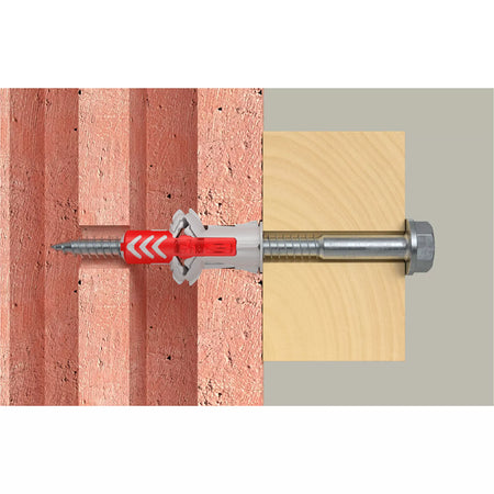Universalus dvikomponentis kaištis DuoPower 10 x 50 S, FISCHER, 25 vnt.