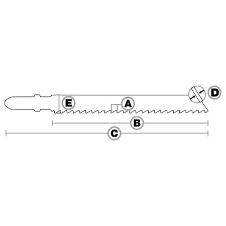 SPECIALIST+ pjūklelis 3103L (T301DL), 2 vnt.