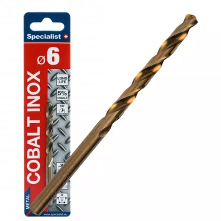 SPECIALIST+ metalo grąžtas COBALT, 6 mm