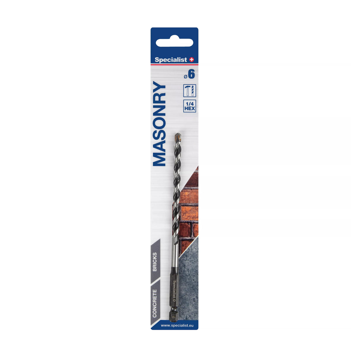 SPECIALIST+ grąžtas MASONRY, 6x90/150 mm
