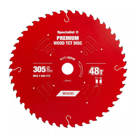 Pjovimo diskas 305x48Tx30mm, Wood PREMIUM, SPECIALIST+