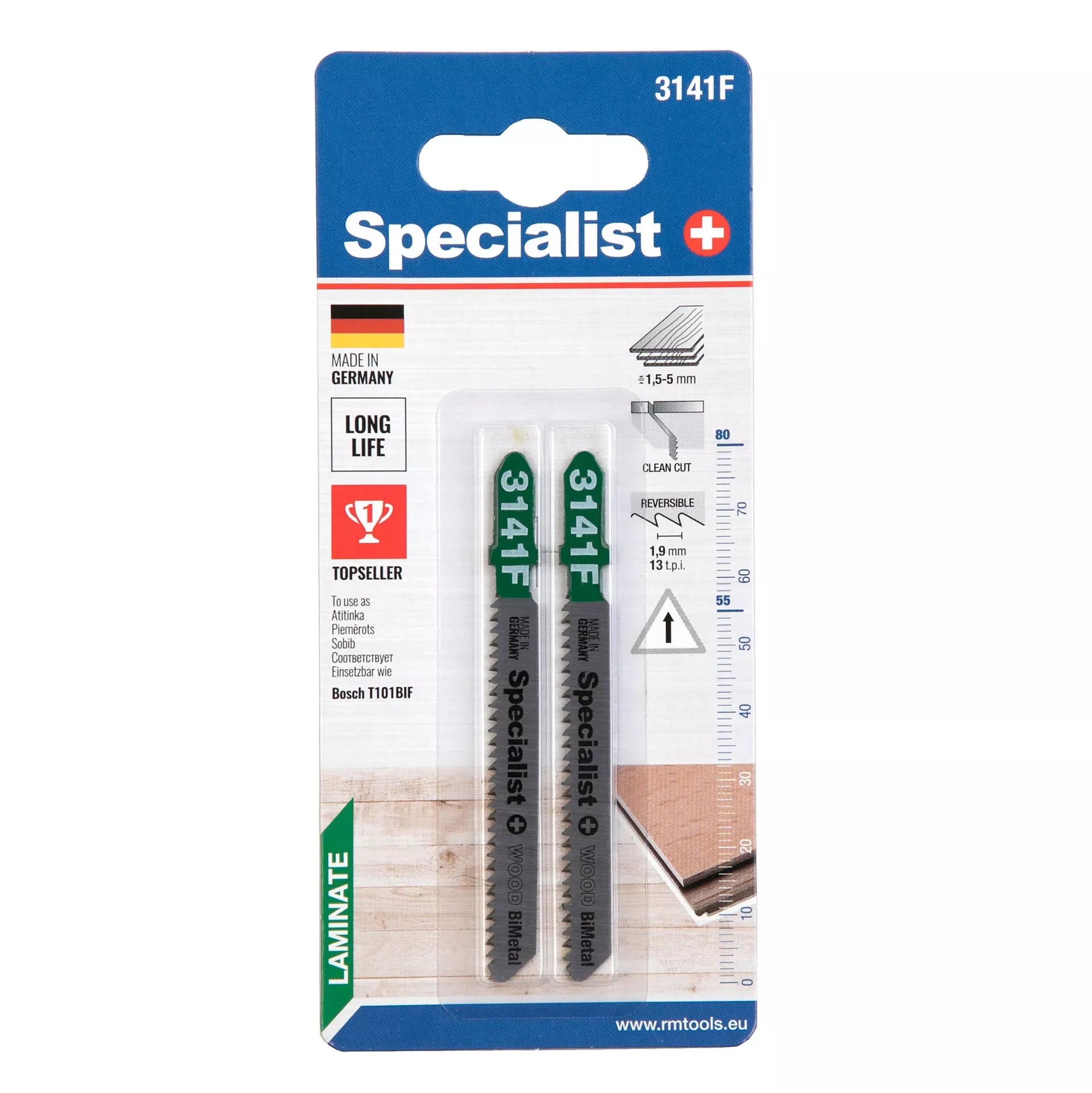 SPECIALIST+ Pjūklelis BI-METAL 3141F, 2 vnt.