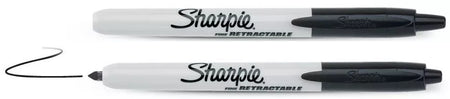 Mark. „Sharpie" RETRACTABLE juod. sp.