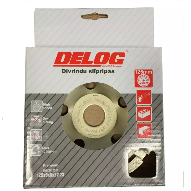 Deim. šlif. lėkštelė 180x5x8x22,23 mm