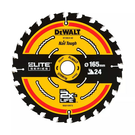 Pjov. diskas medienai DeWalt ELITE CSB 165x20mm 24T