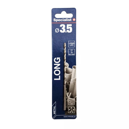 SPECIALIST+ metalo grąžtas LONG DIN340, 3.5 x 73 mm