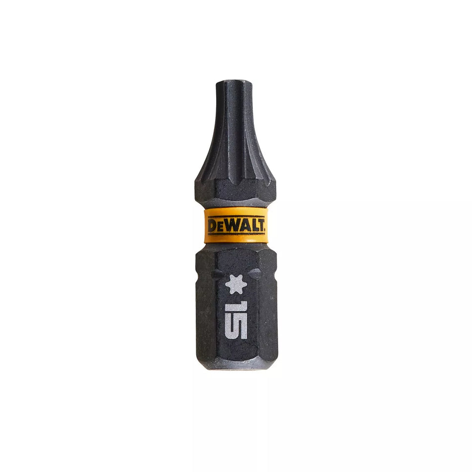 Sukimo antgaliukai FLEXTORQ T15 25 mm, DeWALT, 5 vnt.
