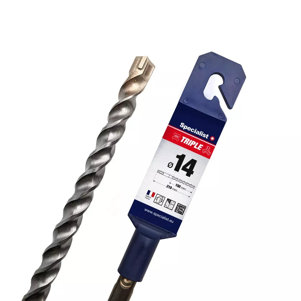 SPECIALIST+ trigub. grąžtas TRIPLE, 14/150x210 mm