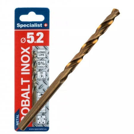 SPECIALIST+ metalo grąžtas COBALT, 5.2 mm
