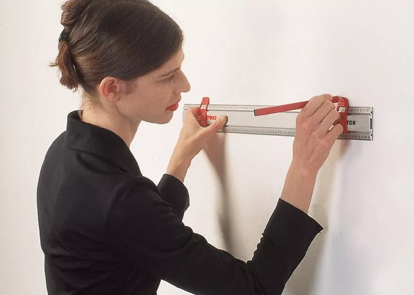 Liniuotė su 2 slankiojančiom akim 60 cm