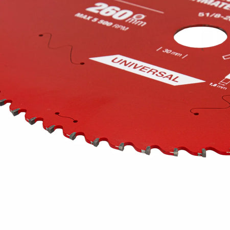 Pjovimo diskas 260x60Tx30mm, Multimaterial PREMIUM, SPECIALIST+
