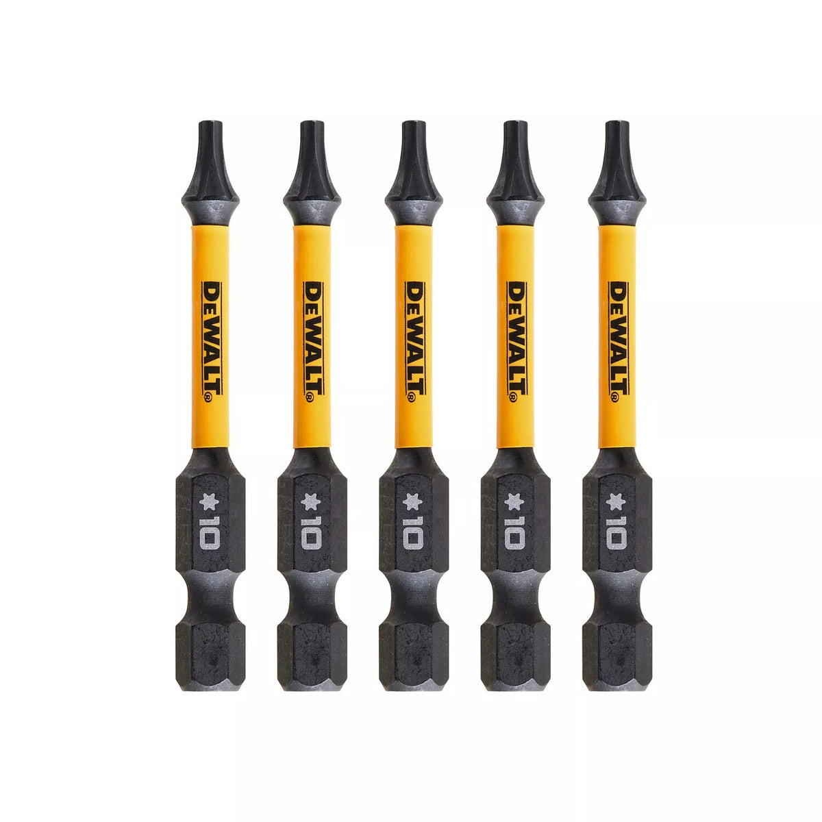 Sukimo antgaliukai FLEXTORQ T10 57 mm, DeWALT, 5 vnt.