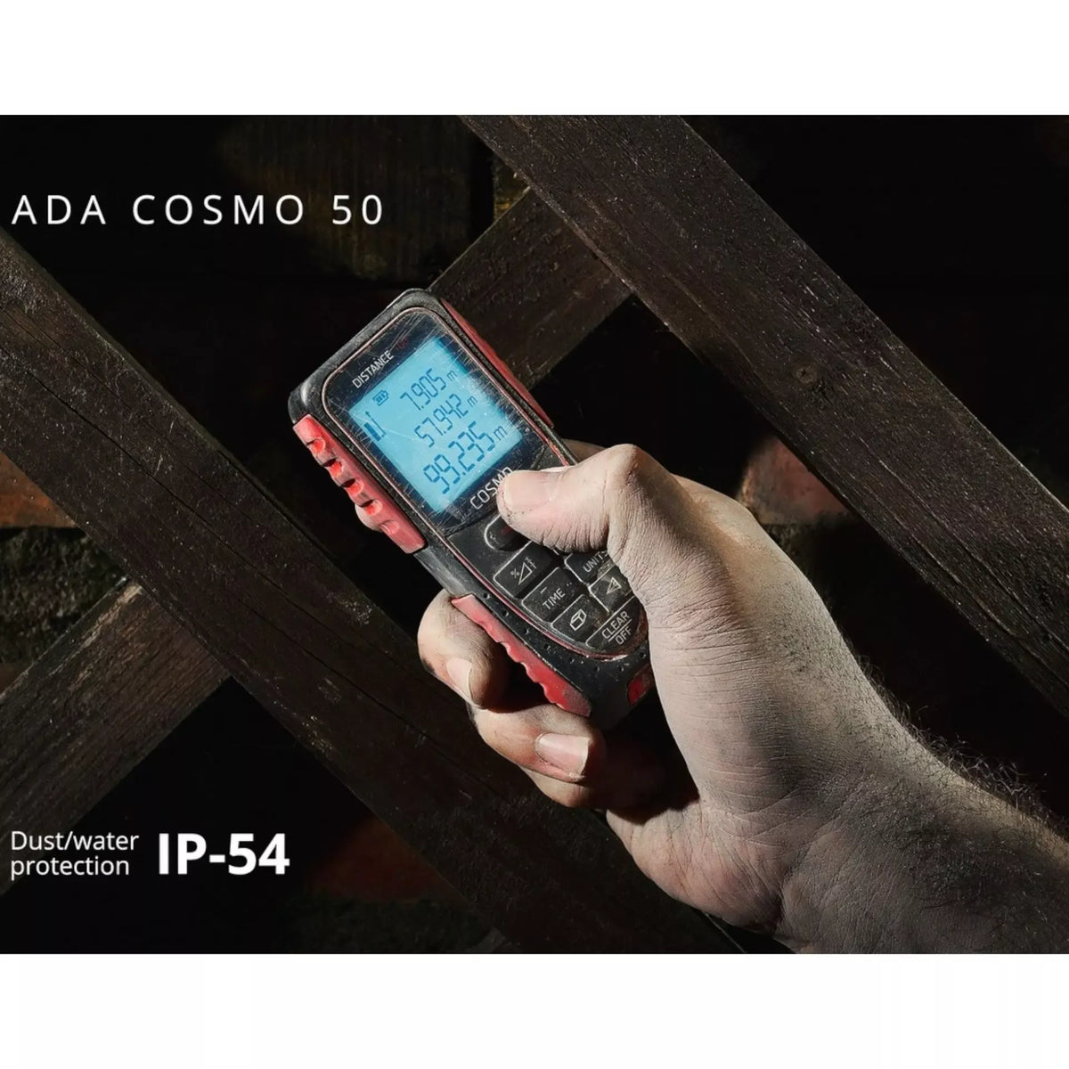 Lazerinis atstumo matuoklis COSMO, 50 m. ADA Instruments