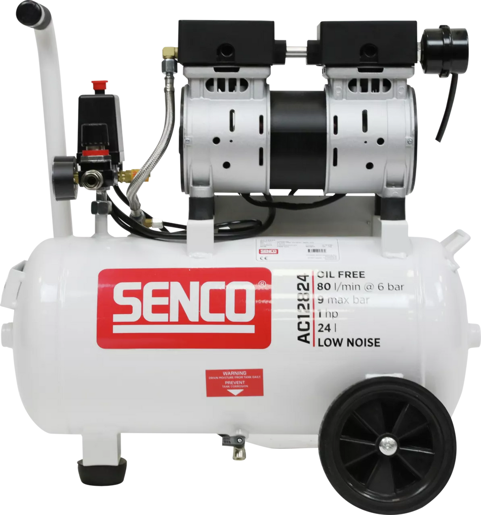 Tylus oro kompresorius 24 l, AC12824, SENCO