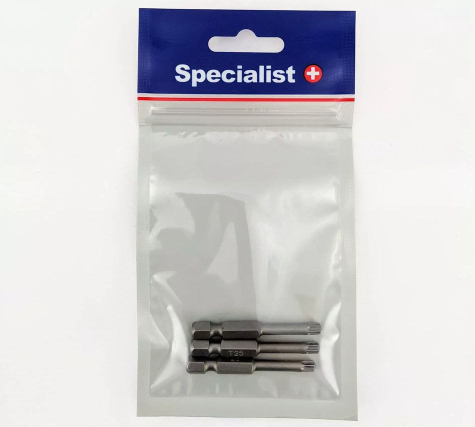 SPECIALIST+ sukimo antgalis TORX GRIP T15, 50mm, 3 vnt.