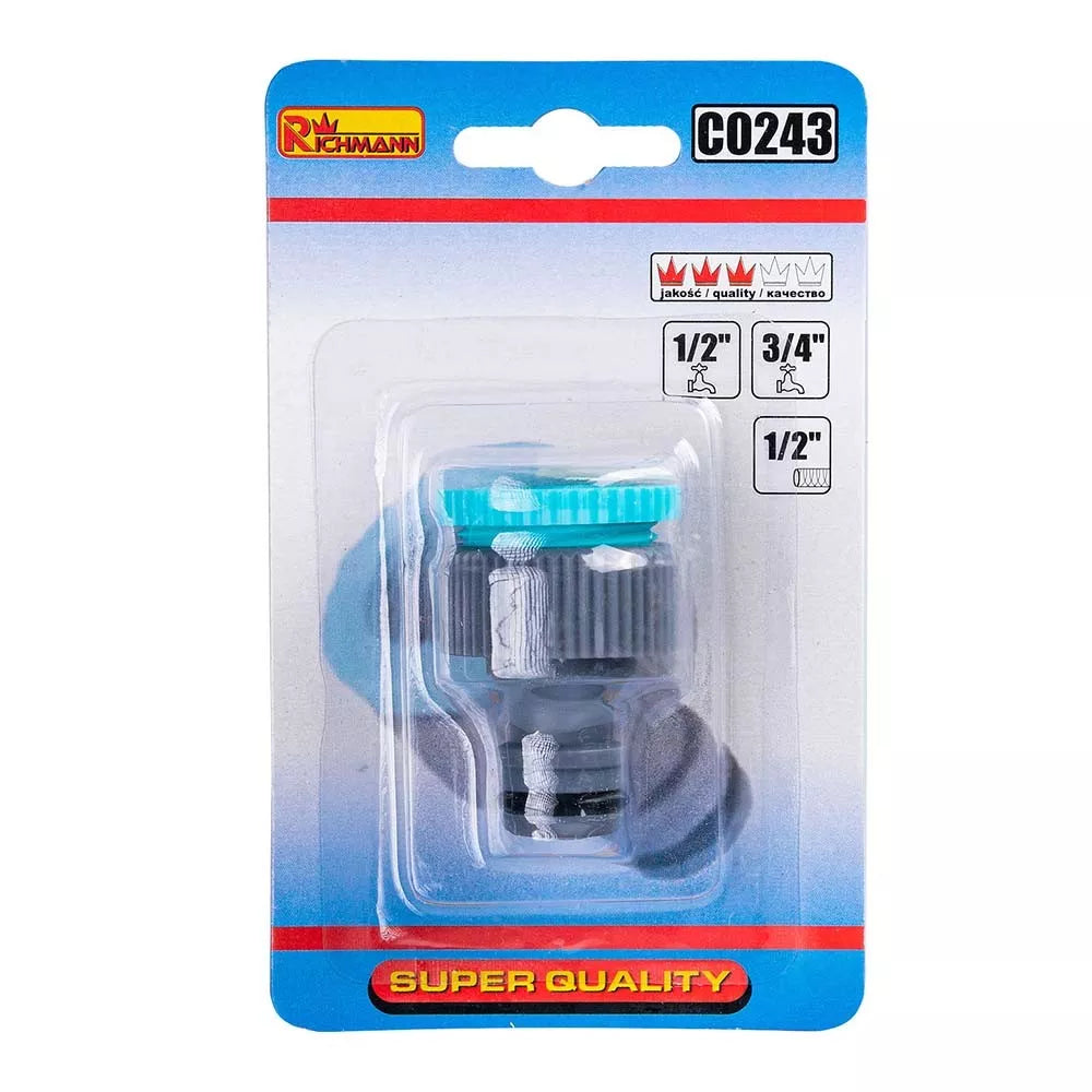 Įrankio jungtis išorinė 1/2",3/4" Richma