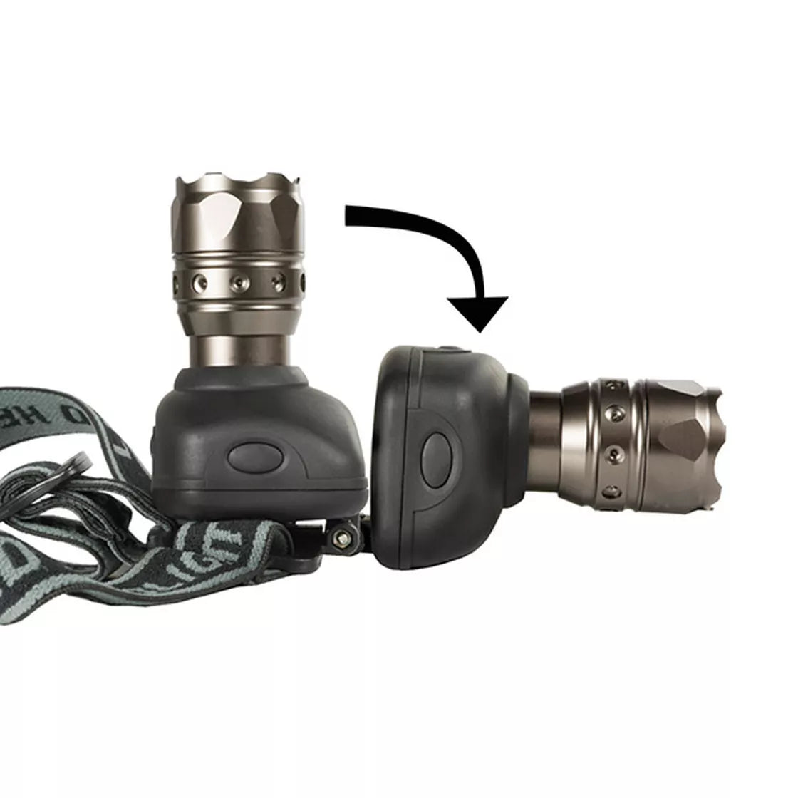 Galvos žibintuvėlis ZOOM LED CT-400, 3W, 140lm, 3xAAA, CAMELION