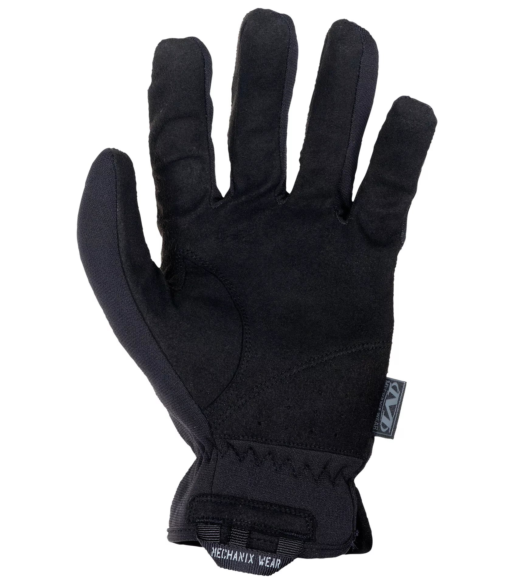 Pirštinės Mechanix FastFit® juodos, M dydis. Rauktas rankogalis, 0.6 mm dirbtinė oda, TrekDry®, touchscreen technologija